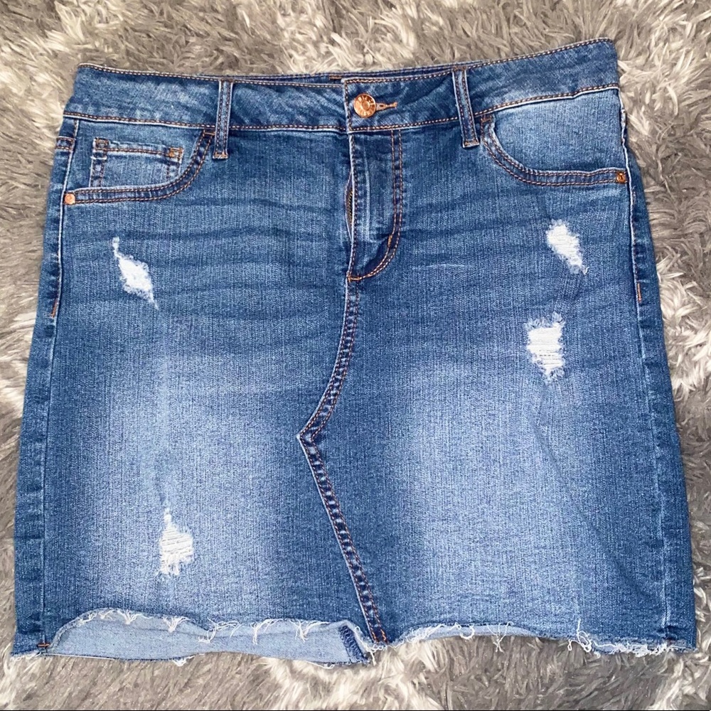 Mini Denim Skirt